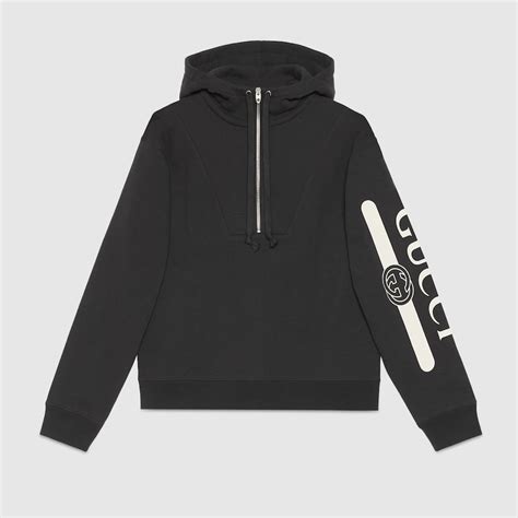 gucci felpa con cappuccio nero a 50 euro|Gucci Felpa Con Cappuccio .